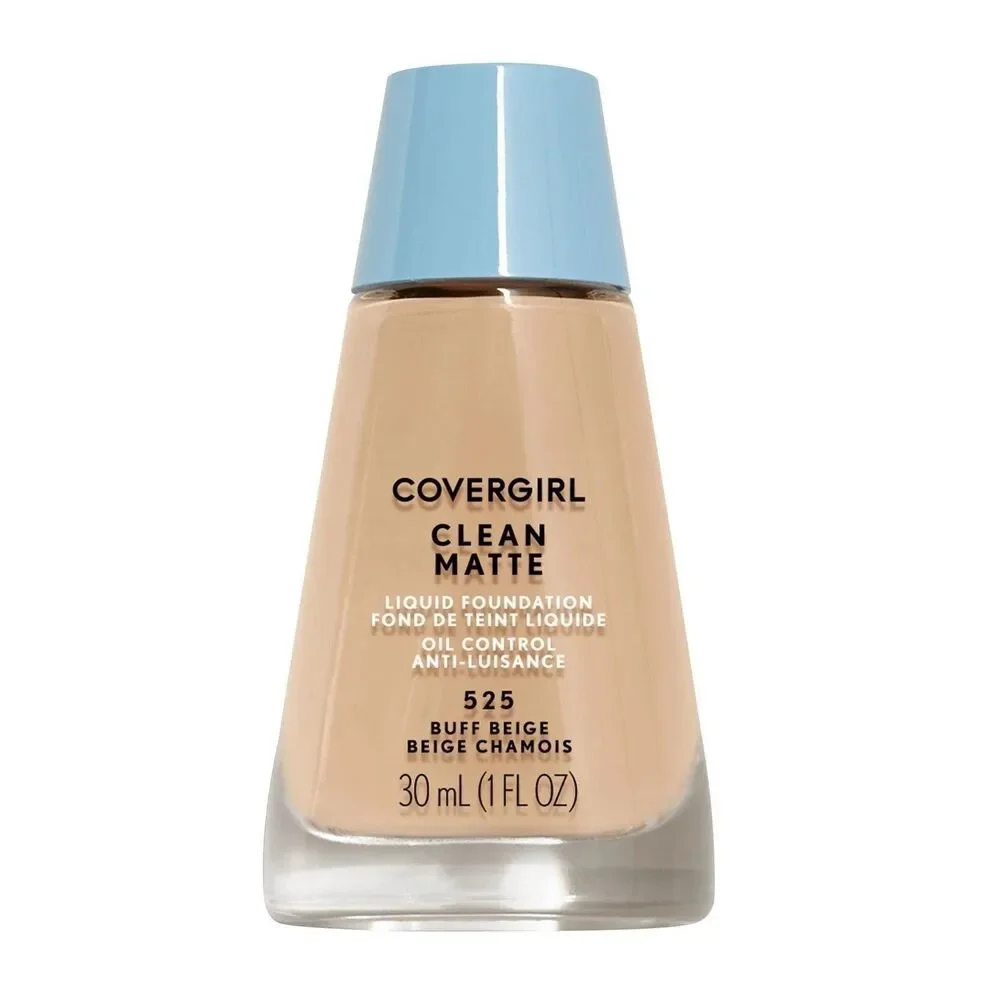 COVERGIRL Clean Matte Liquid Foundation 525 Buff Beige Oil Control